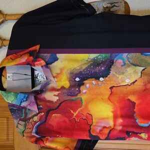 Kyra Coates Men's Multicolor Abstract Shirt